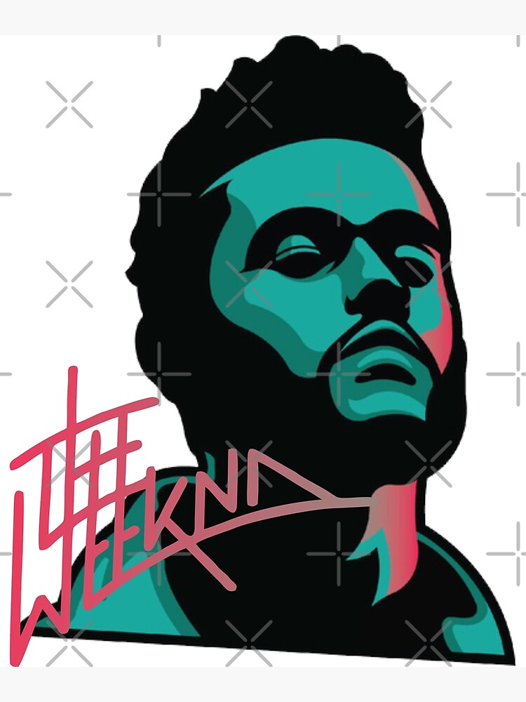 The Weeknd XO Hoodie Legend Of The Fall (Coral/Teal Logo) - Custom