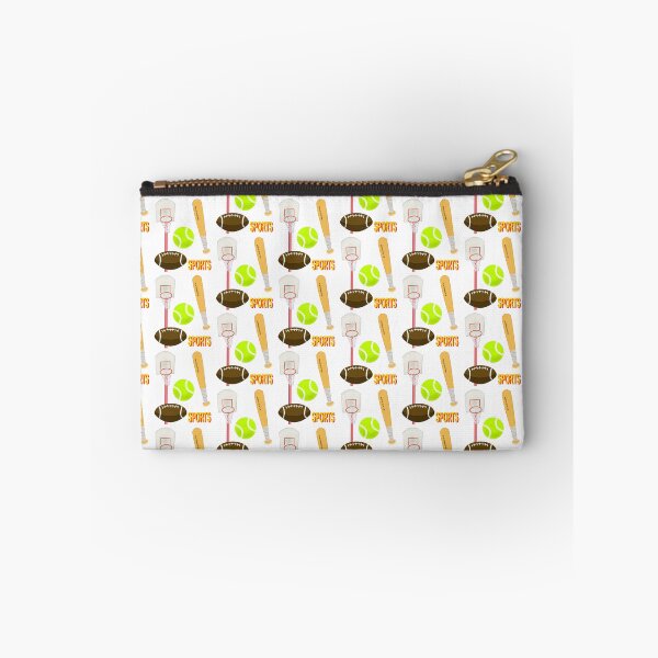 Item preview, Sports: Baseball bat, basketball hoop, tennis ball, football. Played outside, good weather. designed and sold by ColorByBlank.