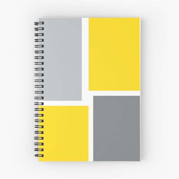 Item preview, Block colors of dark and light grey with mustard yellow designed and sold by Amal20.