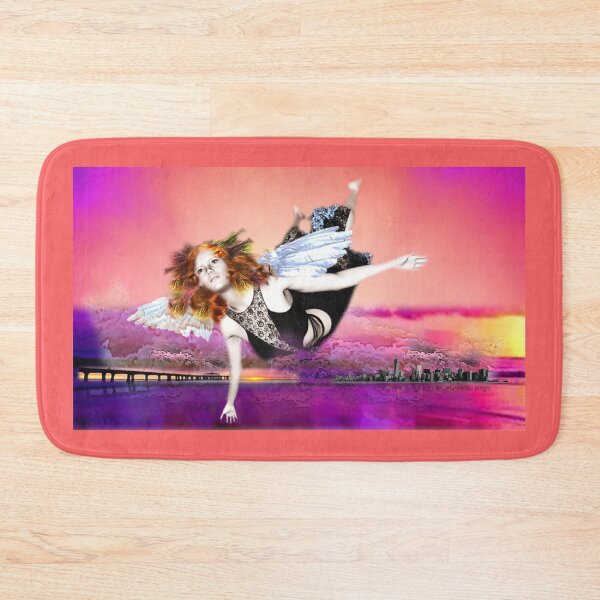 Item preview, Angel Flying in Solitude Over Calm Morning Ocean designed and sold by Patricia Brown.
