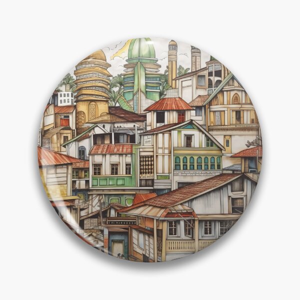 Item preview, Dar Es Salaam city drawing designed and sold by ComicsFactory.