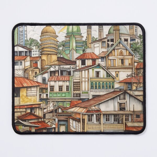 Item preview, Dar Es Salaam city drawing designed and sold by ComicsFactory.