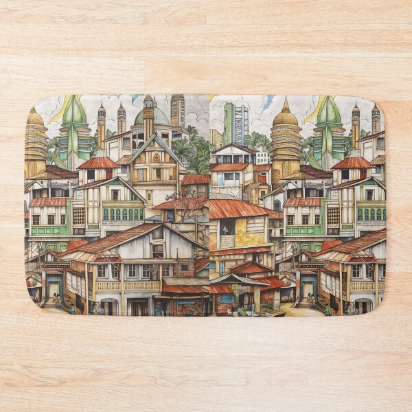 Item preview, Dar Es Salaam city drawing designed and sold by ComicsFactory.