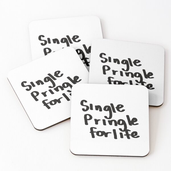 Item preview, Single Pringle for life - Funny Quote designed and sold by Wolphie.