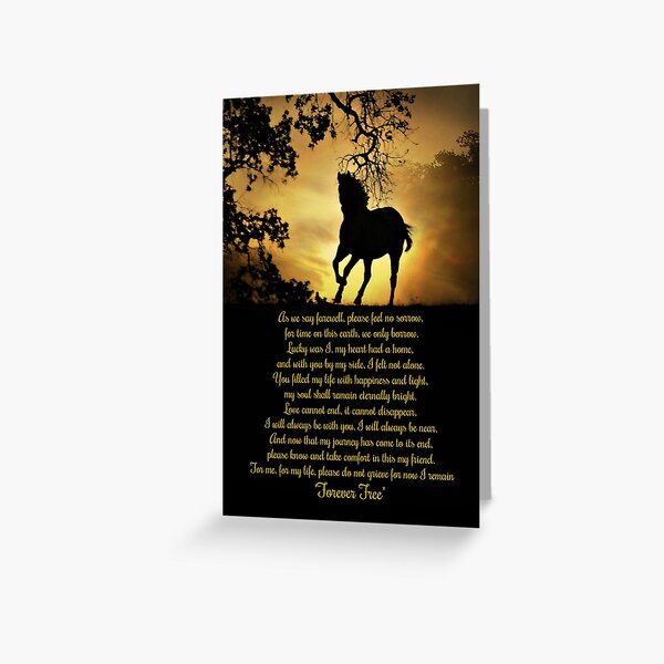 Item preview, Horse Memorial Original Poem designed and sold by Stephanie Laird.