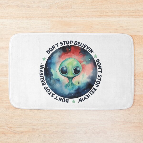 Item preview, Don't stop believin' Believe in Aliens Ufo Alien designed and sold by ArtFromBeyond.