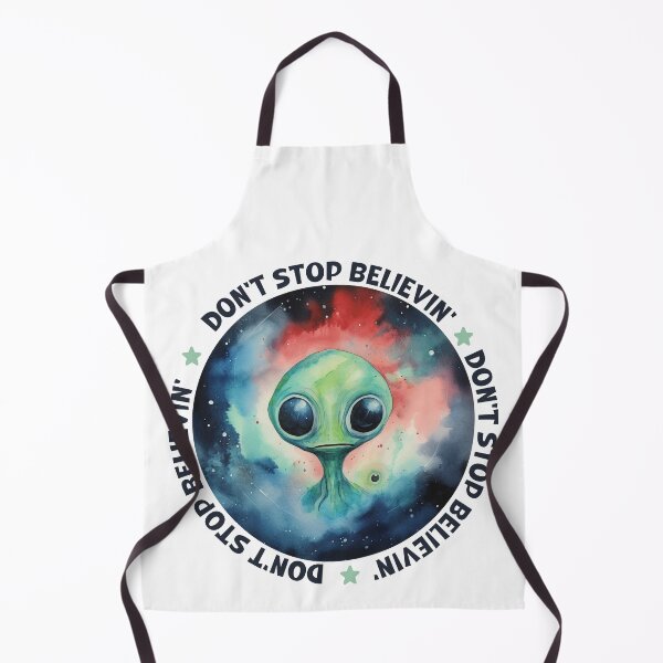 Item preview, Don't stop believin' Believe in Aliens Ufo Alien designed and sold by ArtFromBeyond.