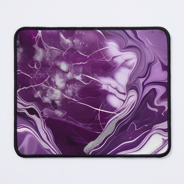 Item preview, Purple & White Marble Symphony designed and sold by BirdsnStuff.