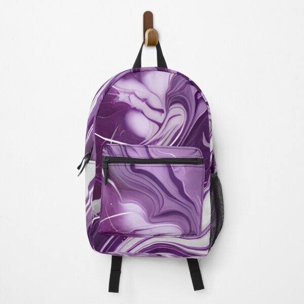 Item preview, Purple & White Marble Symphony designed and sold by BirdsnStuff.