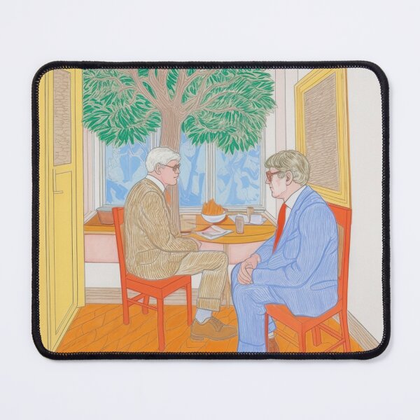 Item preview, David Hockney drawing designed and sold by ComicsFactory.