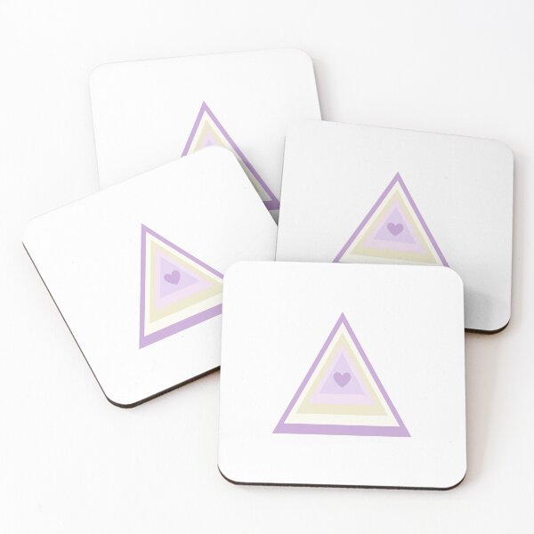 Item preview, Lavender Heart Love Triangle designed and sold by EpicCreation.