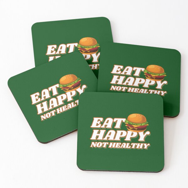 Item preview, Eat Happy Not Healthy, foodies truck, indian foodie, big foodie, street foodie, comfort foodies, gifts of food, foodie blogger, foodie trucks park, Hamburger food lover, fast foodies, healthy foodie designed and sold by SwissCalibre.