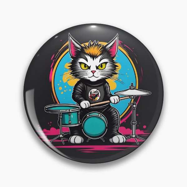 Item preview, Drummer Cat VIII designed and sold by DevemDavam.