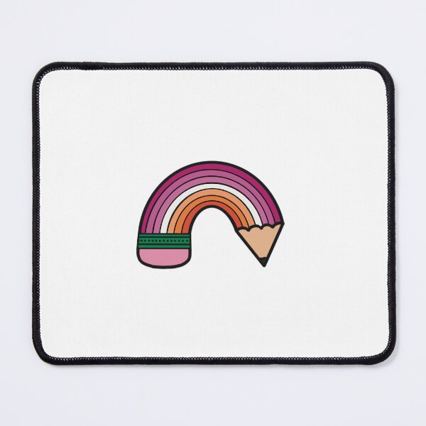 Item preview, Lesbian Pride rainbow pencil designed and sold by nherbst.