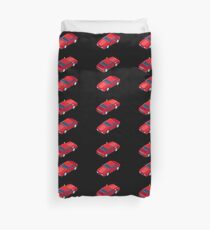 Isometric Transportation. Sport Car. Isometric Car. Duvet Cover