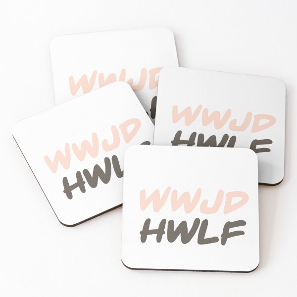 Item preview, WWJD/HWLF Christian Sticker designed and sold by Kendall Aikens.