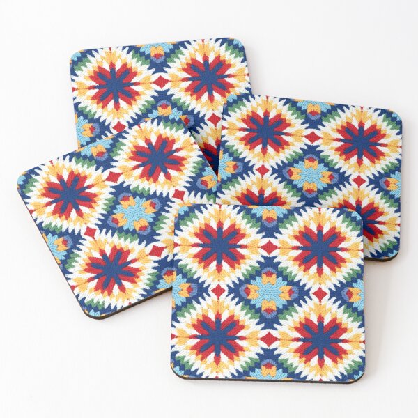 Item preview, Vibrant Stitches: Colorful Crochet Granny Square Pattern designed and sold by aweartome.
