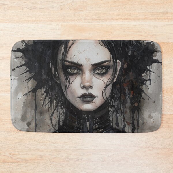 Item preview, Gothic Girl, Vintage Watercolor designed and sold by Radiant-Art.