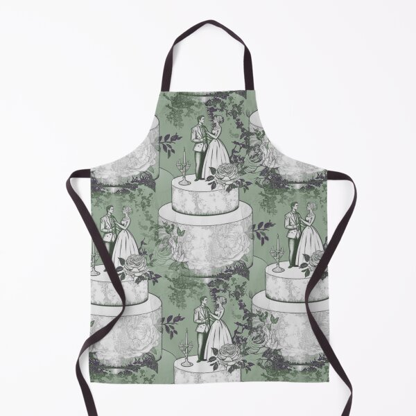 Item preview, Wedding Cake Toile: Green designed and sold by Panic Jewelry & Things.