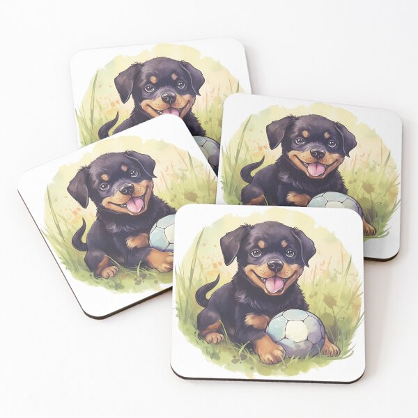 Item preview, Rottweiler Puppy-Watercolor designed and sold by Jdelgado813.