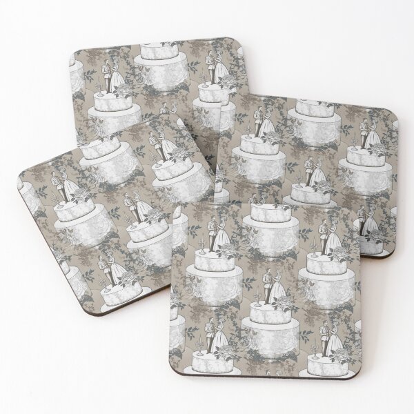 Item preview, Wedding Cake Toile: Neutral designed and sold by Panic Jewelry & Things.