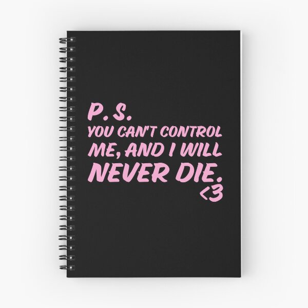 Item preview, you can't control me designed and sold by spidersilkties.