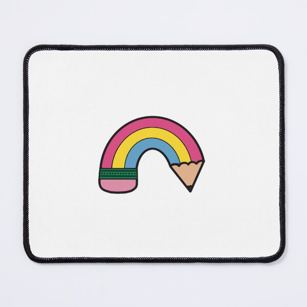 Item preview, Pansexual Pride rainbow pencil designed and sold by nherbst.