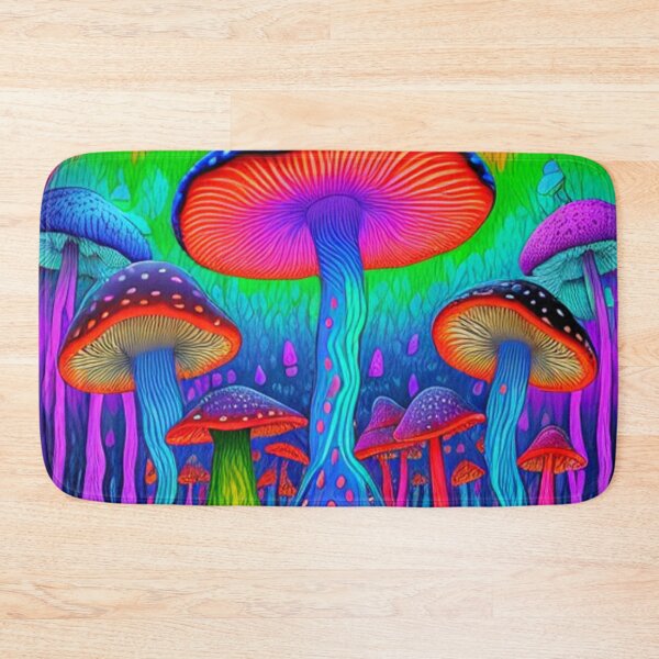 Item preview, Mystical Mycologist's Dream: Colorful Magic Mushrooms Fantasy Trip Trippy designed and sold by shypixels.