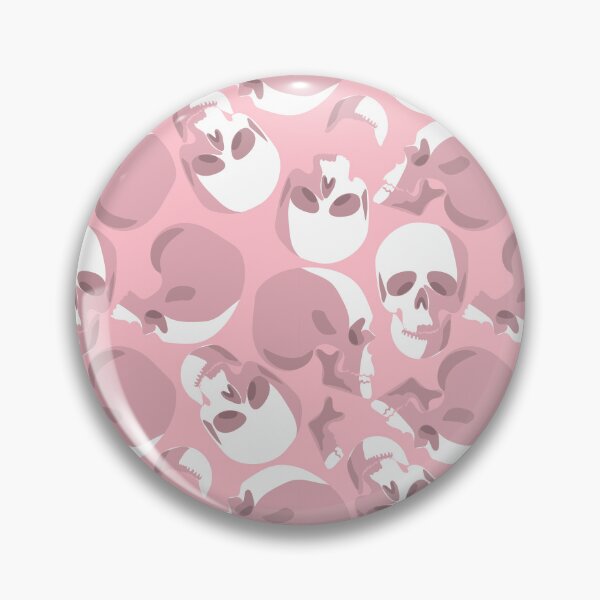 Item preview, pastel pink skull skeleton pattern designed and sold by Gossip Rag.