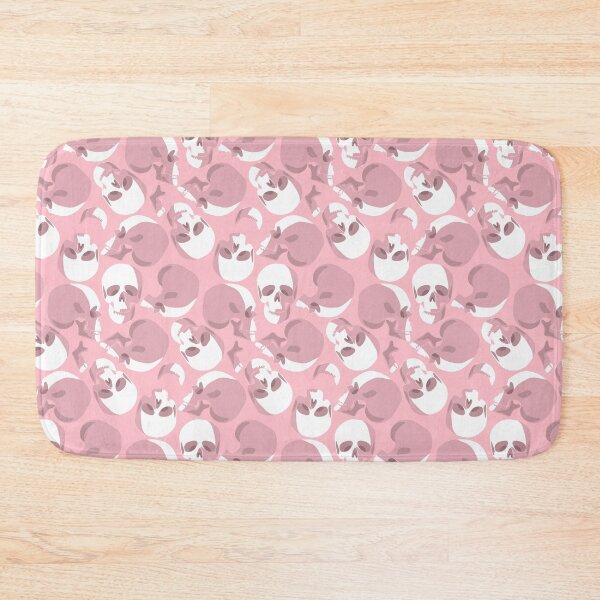 Item preview, pastel pink skull skeleton pattern designed and sold by Gossip Rag.