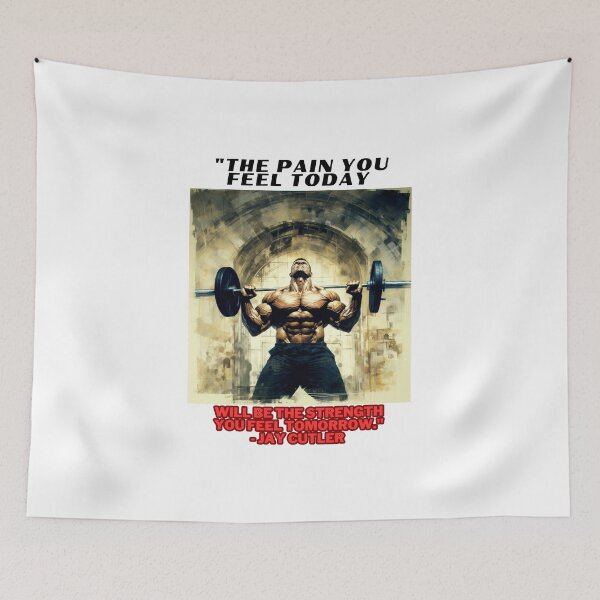 Item preview, "The pain you feel today will be the strength you feel tomorrow." - Jay Cutler designed and sold by STO1KA.