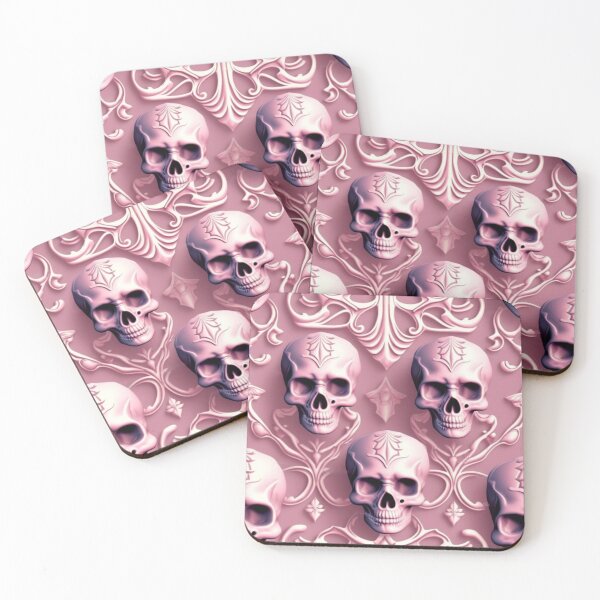 Item preview, Candy Skulls Ornamented Print designed and sold by GothiCally.