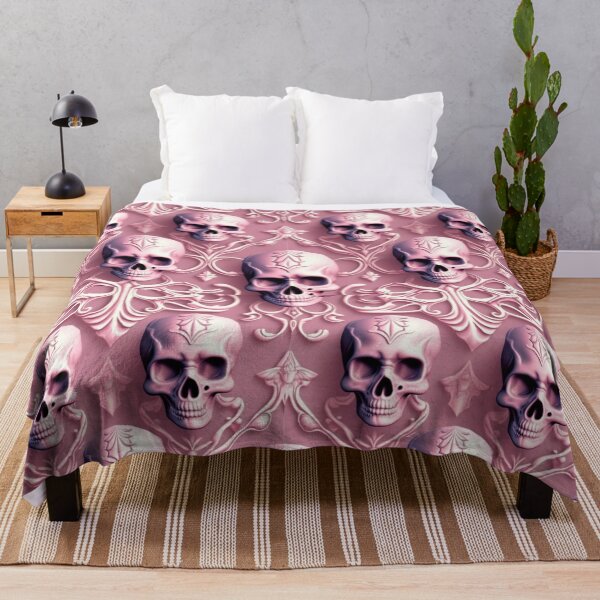 Item preview, Candy Skulls Ornamented Print designed and sold by GothiCally.