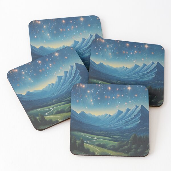 Item preview, Night Mountains and Stars designed and sold by Je-we.