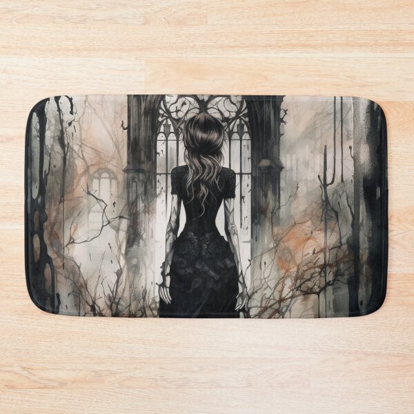 Item preview, Gothic Girl, Vintage Watercolor designed and sold by Radiant-Art.