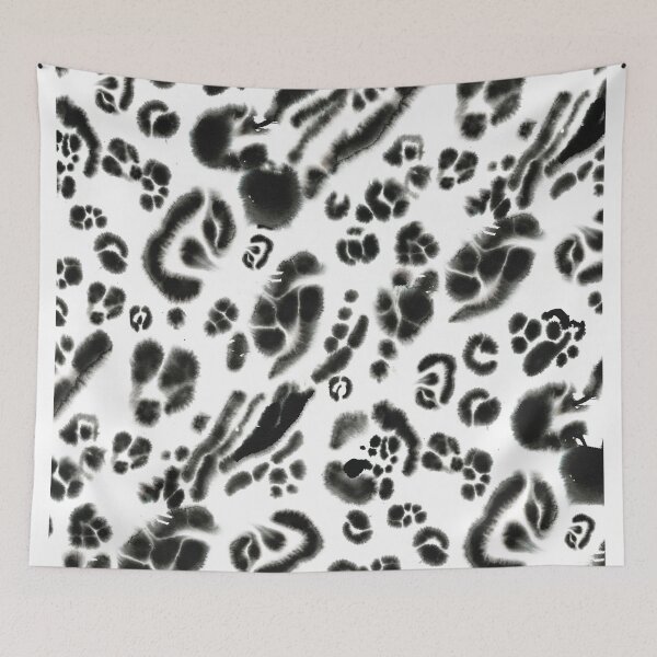 Item preview, Animal skin black and white designed and sold by Alessandro Remo Mazzoni Remotextiles.