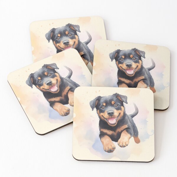 Item preview, Rottweiler Puppy 2-Watercolor designed and sold by Jdelgado813.
