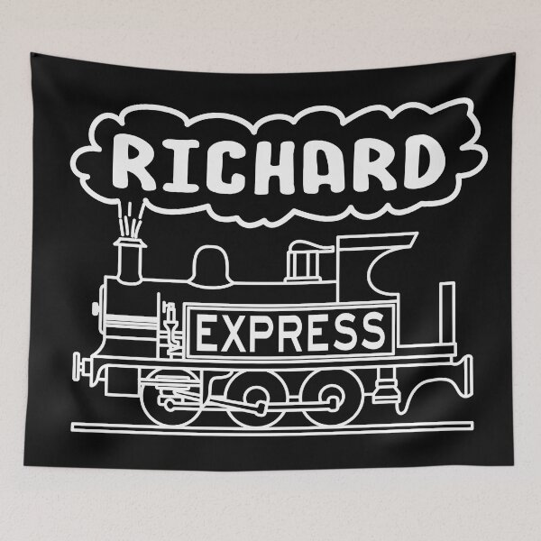 Item preview, Richard Boys Name Steam Train Locomotive designed and sold by Maljonic.