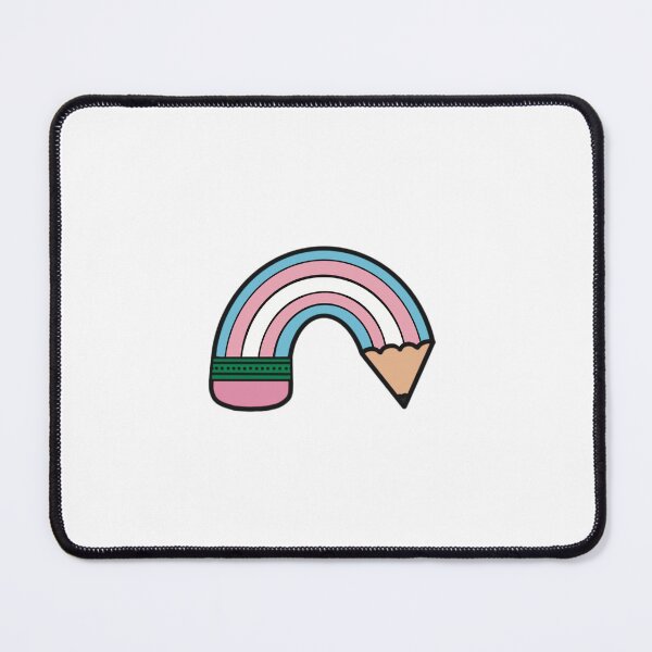 Item preview, Transgender Pride rainbow pencil designed and sold by nherbst.