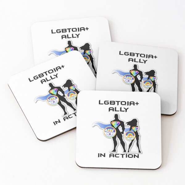 Item preview, LGBTQIA+ Ally in Action  designed and sold by Living Out Loud with Laura.