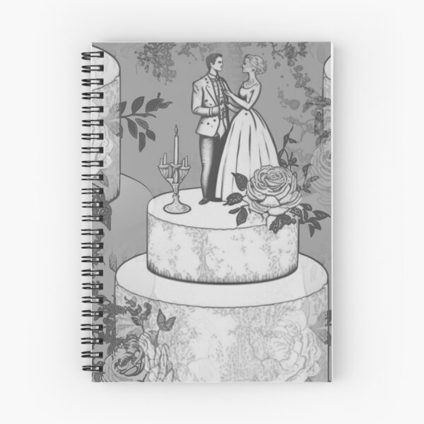 Item preview, Wedding Cake Toile: Newspaper designed and sold by Panic Jewelry & Things.