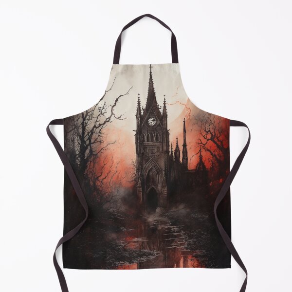 Item preview, Gothic Cathedral, Vintage Watercolor designed and sold by Radiant-Art.