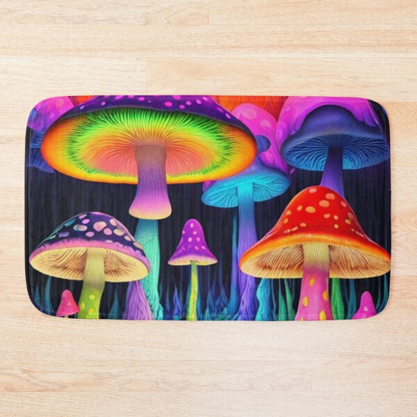Item preview, Psilocybin Dreamscape: Psychedelic Magic Mushrooms Artwork Colorful Trippy Shrooms  designed and sold by shypixels.