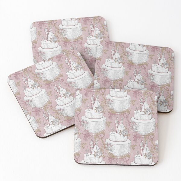 Item preview, Wedding Cake Toile: Pink designed and sold by Panic Jewelry & Things.