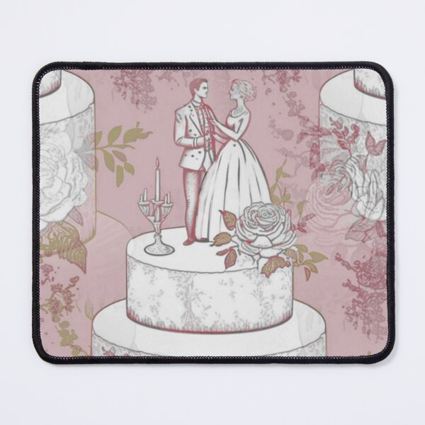 Item preview, Wedding Cake Toile: Pink designed and sold by Panic Jewelry & Things.