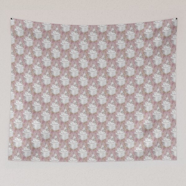 Item preview, Wedding Cake Toile: Pink designed and sold by Panic Jewelry & Things.