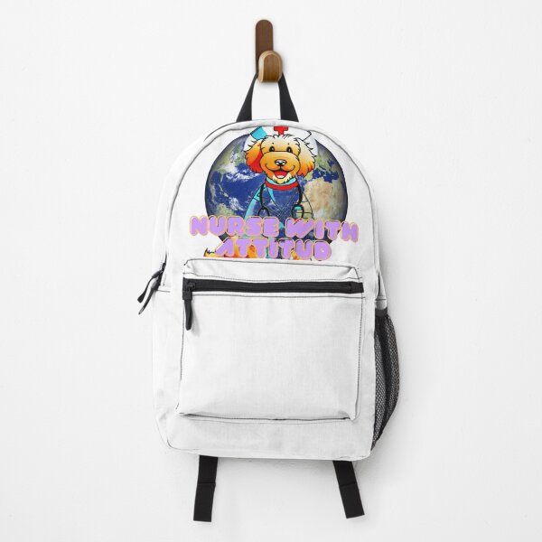 Item preview, NURSE WITH ATTITUD HOSPITAL DOCTORS HALLOWEEN OCTUBER NON SPOOKY FUNNY designed and sold by carlos crane.