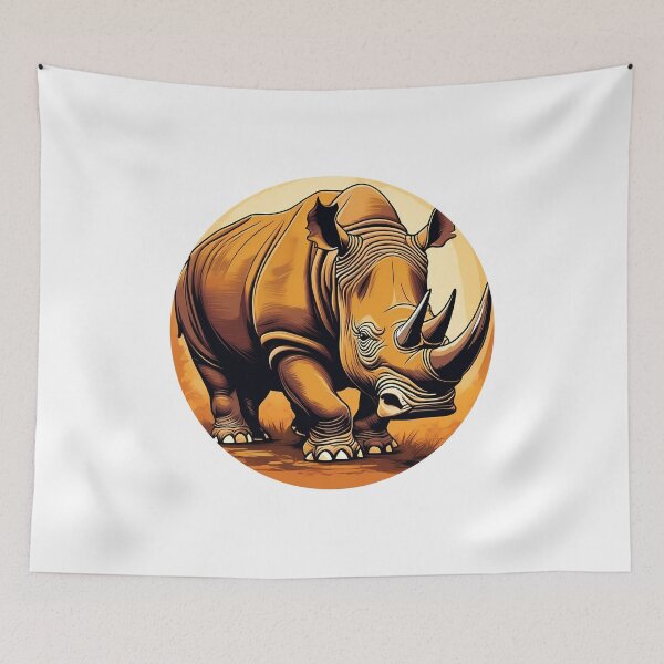 Item preview, Incredible Rhinoceros Art designed and sold by AbsoluteA.
