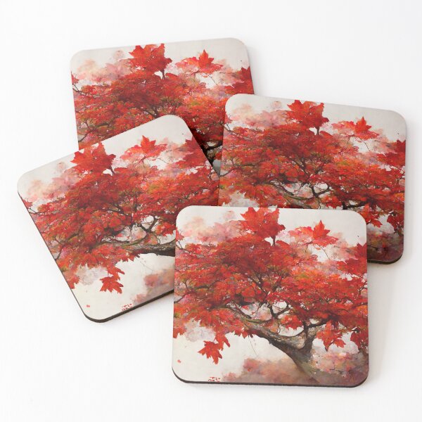 Item preview, Zen Autumn tree abstract art  designed and sold by SwishKa-Art.