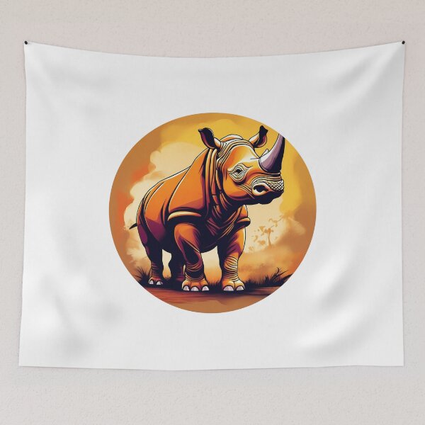 Item preview, Incredible Rhinoceros Art designed and sold by AbsoluteA.